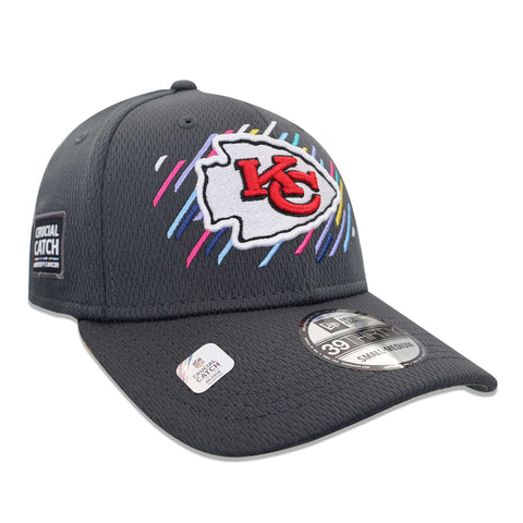Gorra New Era 39 Thirty NFL Chiefs Crucial Catch 2021 Gris