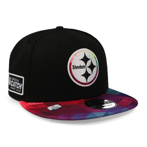 Gorra New Era 9 Fifty NFL Steelers Catch 23 Negro Unitalla