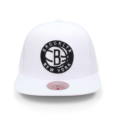 Gorra Mitchell & Ness NBA Core Basic Snap Nets Blanco Uni