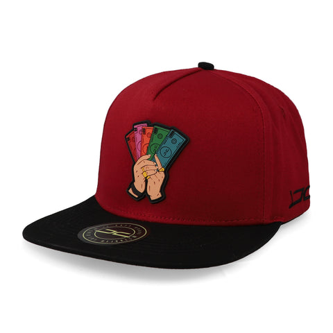 Gorra JC Hats Never Look 1865 Rojo Unitalla