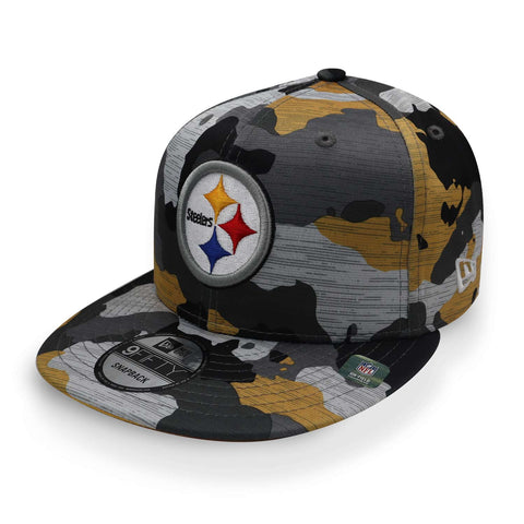 Gorra New Era 9 Fifty NFL Steelers Training 22 Camo Unitalla