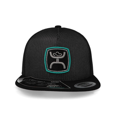 Gorra Hooey Zeneith Black 5 Panel Trucker Negro Unitalla