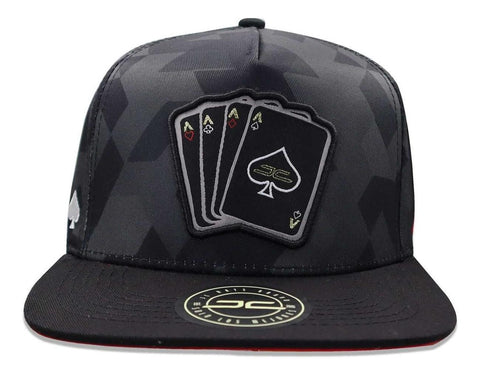 Gorra Jc Hats Poker Gris Camo Unitalla