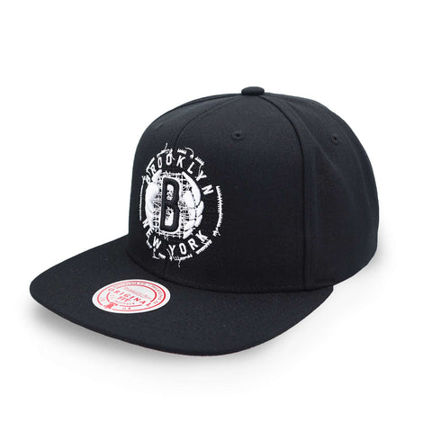 Gorra Mitchell & Ness NBA Embroidery Glitch Nets Negro Uni