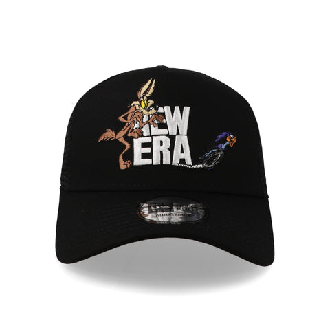 Gorra New Era 9Forty Looney Tunes Wilcoy Trucker Negro