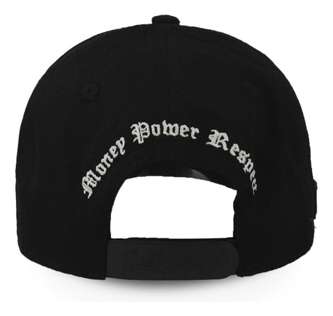 Gorra Cash Only 23 Plata O Plomo Monopoly Negro Unitalla