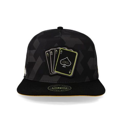 Gorra Jc Hats Hats Poker 1693 Camo Negro Unitalla