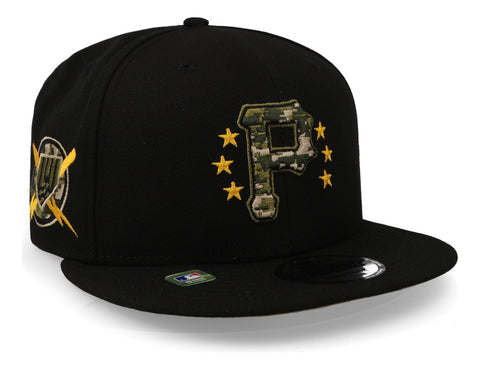 Gorra New Era 9 Fifty MLB Pirates Armed Forces 24 Unitalla