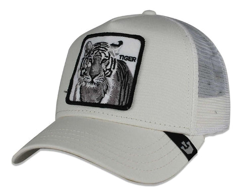 Gorra Goorin Bros Trucker Silver Tiger Blanco Unitalla