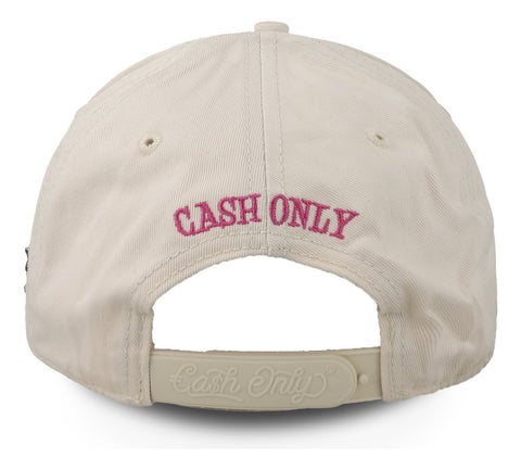 Gorra Cash Only Pantera Mascota Beige Visor Blk Curve 1018 U