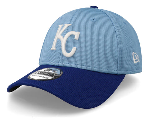 Gorra New Era 39 Thirty MLB Royals Azul Cerrada