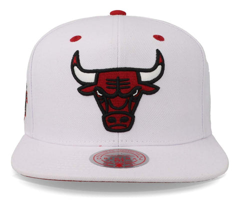 Gorra Mitchell & Ness Nba Bulls Boston Blanco Unitalla