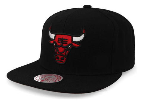 Gorra Mitchell & Ness Nba Bulls Chicago Black Negro Unitalla