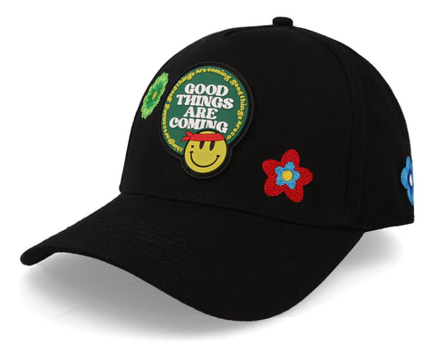 Gorra Problematic Chiquete Good Things Curve Negro Unitalla
