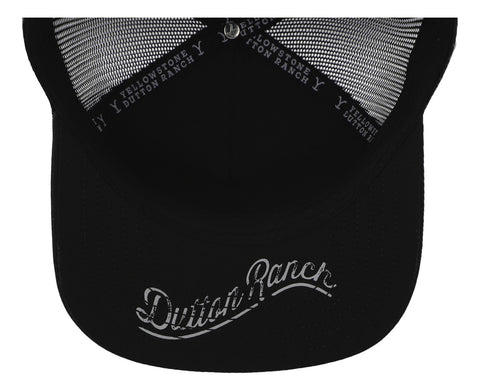 Gorra Ranch Corral Yellowstone 12 Yw12 Negro Unitalla