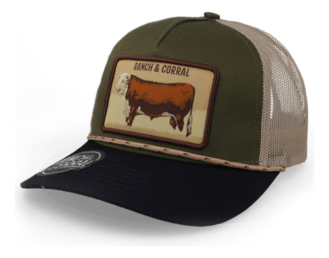 Gorra Ranch & Corral Ganadera 38 Rcg38 Olivo/marino Unitalla