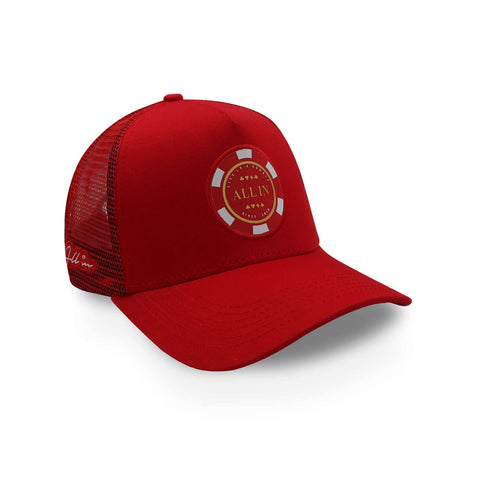 Gorra All In Pilot Trucker Rojo Unitalla