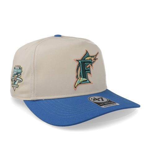 Gorra '47 MLB Marlins Sure Shot Hitch Crema/Azul Unitalla