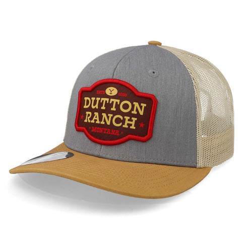 Gorra Ranch & Corral Yellowstone 08 Yw08 Gris Unitalla