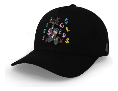 Gorra Cash Only Monopoly Classic Curve Negro Unitalla