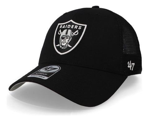 Gorra '47 NFL Raiders Branson MVP Negro Unitalla