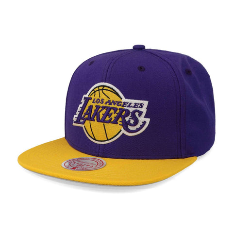 Gorra Mitchell & Ness NBA Lakers Team 2 Tone Snap Purpura