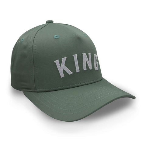 Gorra King London Aw22stcm Staple Curved Peak Verde Unitalla