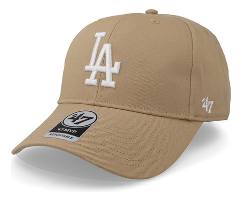Gorra '47 MLB Dodgers Raised Basic MVP Beige Unitalla