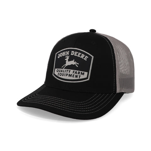 Gorra John Deere Black On Lp82936 Logo Gris Unitalla