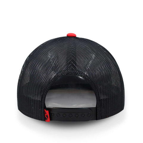 Gorra Hooey Zia 5 Panel Trucker With Logo Rojo Unitalla