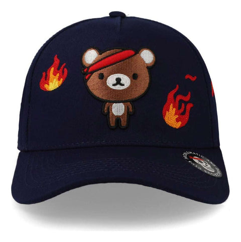 Gorra Problematic Chiquete Oso Trucker Azul Marino Unitalla