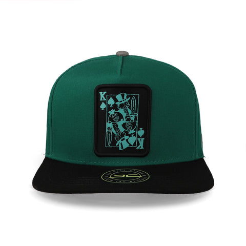 Gorra Jc Hats King Card 1848 Verde Unitalla