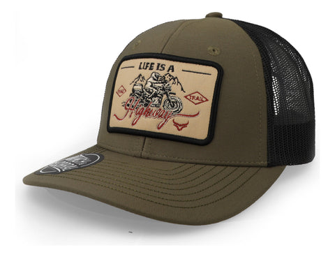 Gorra Ranch & Corral Bikers 3 Rcb03 Olivo Unitalla
