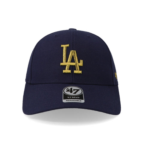 Gorra '47 MLB Dodgers Metallic MVP Azul Marino Unitalla