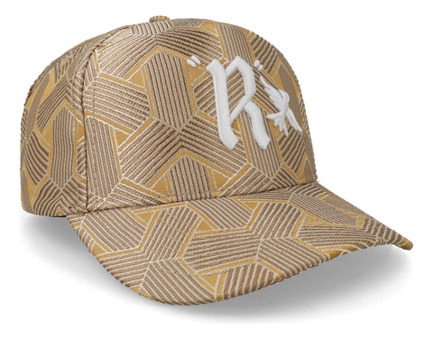 Gorra Reference Luxe Gold Geometric Ref427 Oro Unitalla