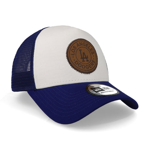 Gorra New Era 9Forty MLB Dodgers Team Patch Trucker Azul
