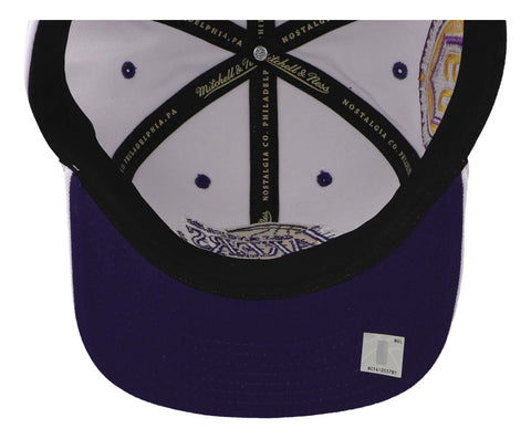 Gorra Mitchell & Ness Nba Lakers Los Ángeles Blanco Unitalla
