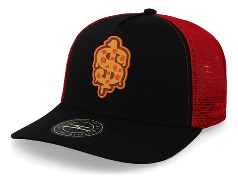 Gorra Jc Hats Jc Pizza 1672 Curve Mesh Negro Unitalla
