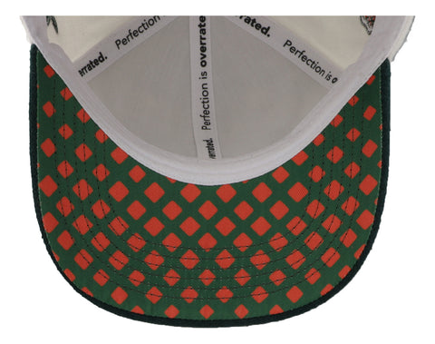 Gorra Overrated California Natural/verde Unitalla