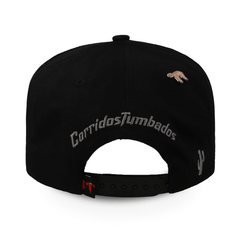 Gorra JC HATS Corridos Tumbados Negro Unitalla