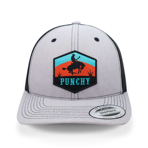Gorra Hooey Punchy 5027t Grey 6 Panel Gris Unitalla