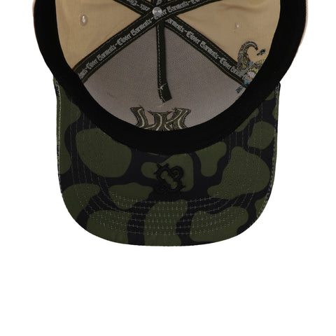 Gorra Clover Garments Ny Lacoste Verde Ss24 Beige Unitalla