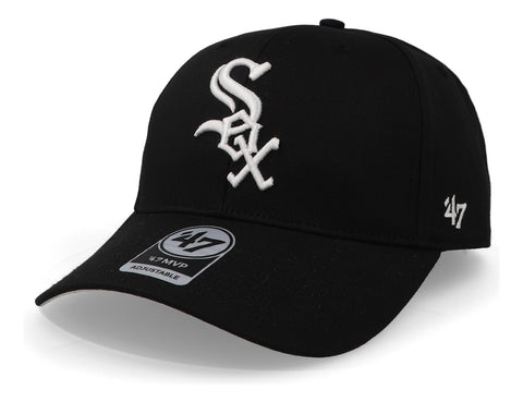 Gorra '47 MLB White Sox Raised Basic MVP Negro Unitalla