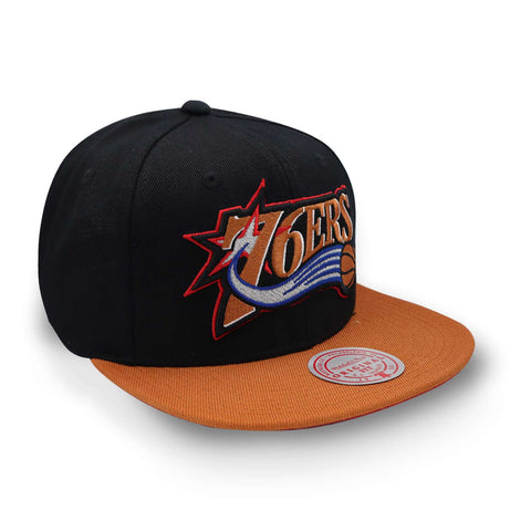 Gorra Mitchell & Ness 2 Tone Classic 76ERS Negro Unitalla