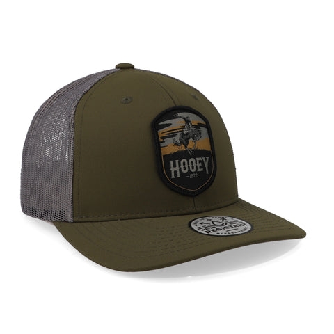 Gorra Hooey Cheyenne 6 Panel Trucker Patch Olivo Uni