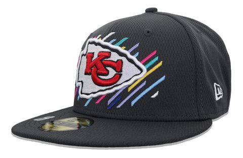 Gorra New Era 59 Fifty NFL Chiefs Crucial Catch Gris Cerrado
