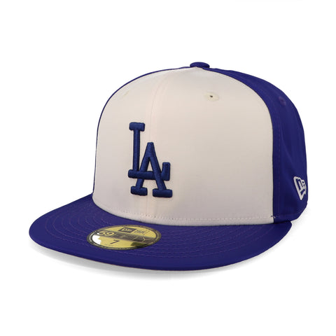 Gorra New Era 59 Fifty MLB Dodgers Satin E3 Azul Cerrada