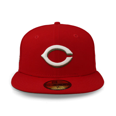 Gorra New Era 59 Fifty MLB Reds Botanical Rojo Cerrado