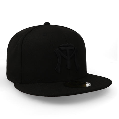 Gorra New Era 59 Fifty LMB Sultanes Basic Black On Black Cerrado