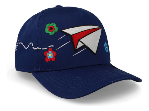 Gorra Problematic Chiquete Paperplane Snapback Azul Psa Azul